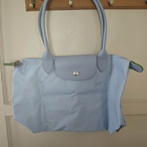Light Blue Medium Tote Bag